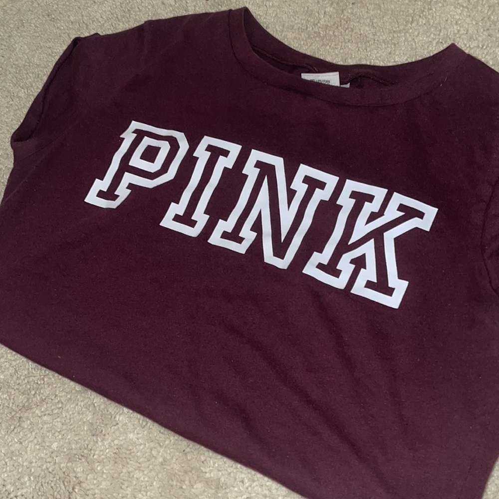 VS PINK SHORT SLEEVE TEE | (XS)